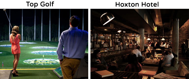 Top Golf and Hoxton Hotel