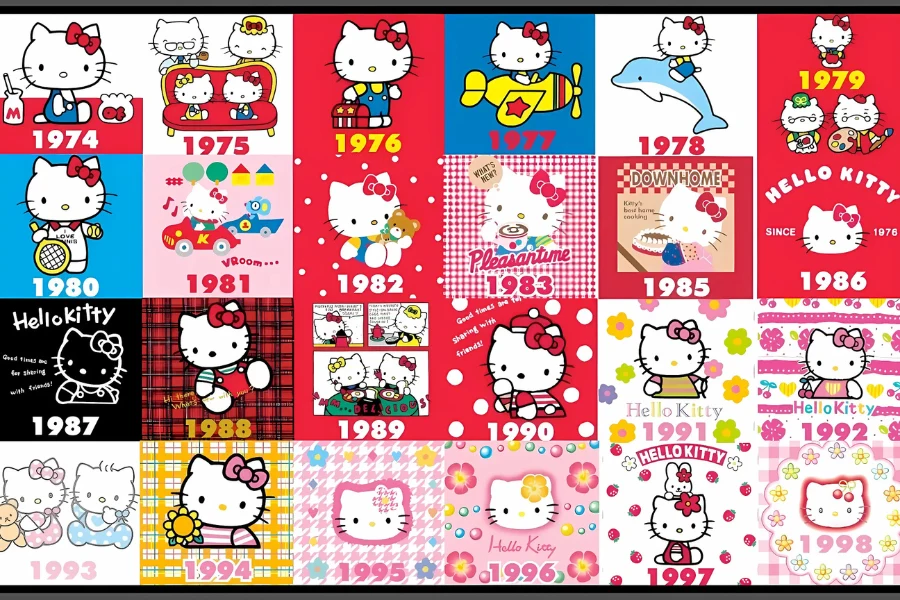 Hello Kitty throughout history