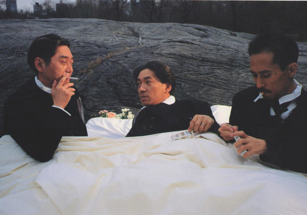 Yellow Magic Orchestra Chilling in Bed on a River