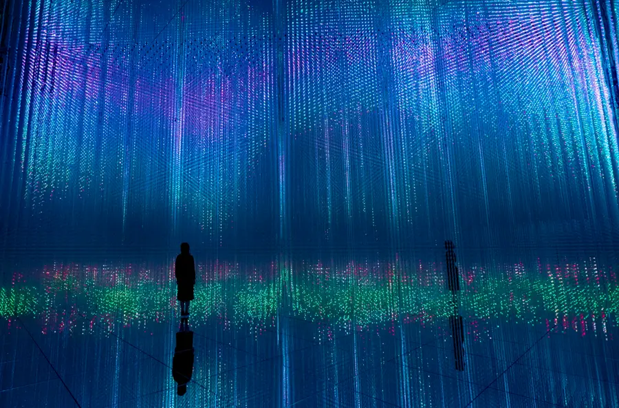 teamLab Borderless Infinite Crystal World