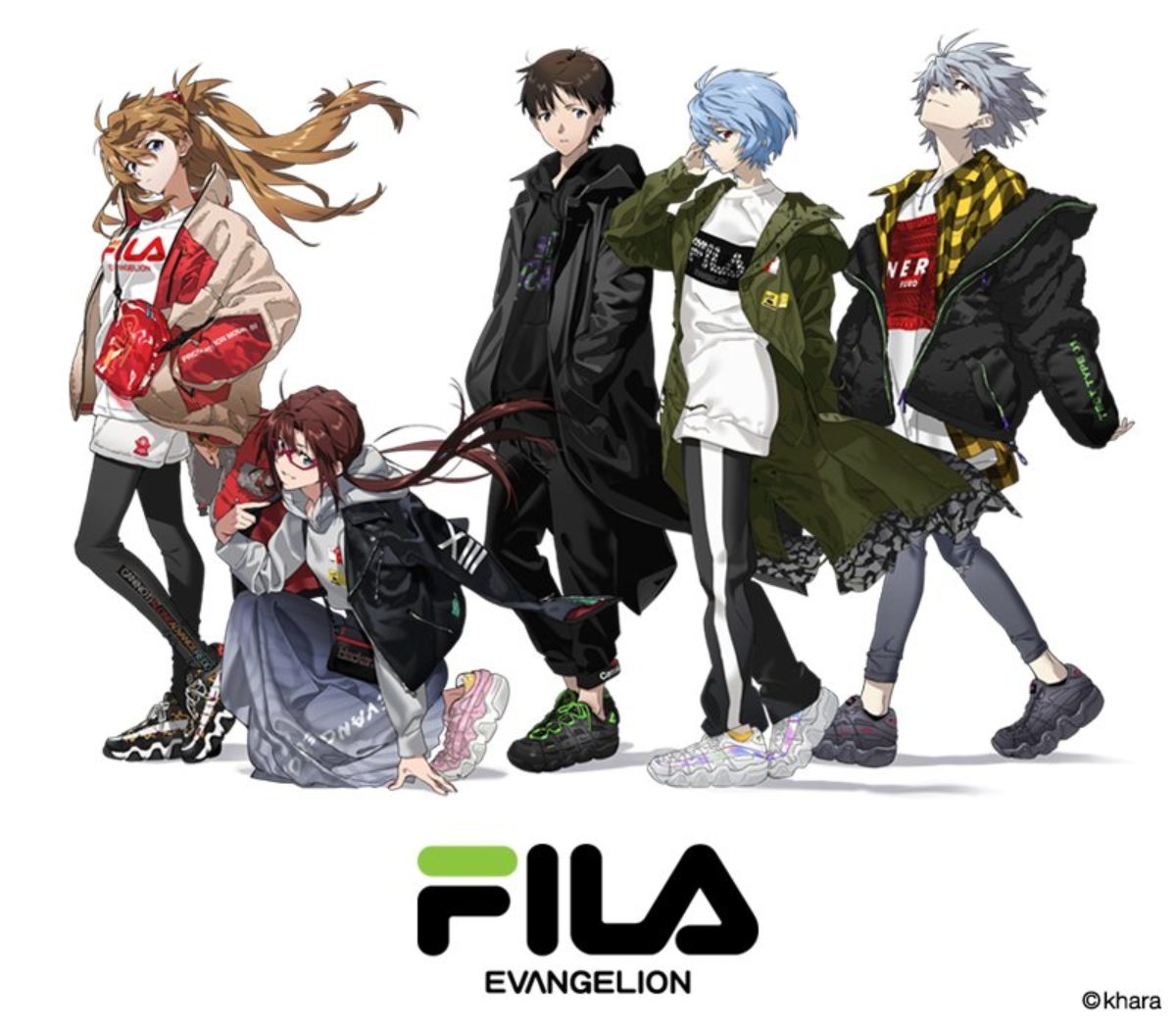 Japan Nakama | FILA launch Neon Genesis Evangelion clothing range