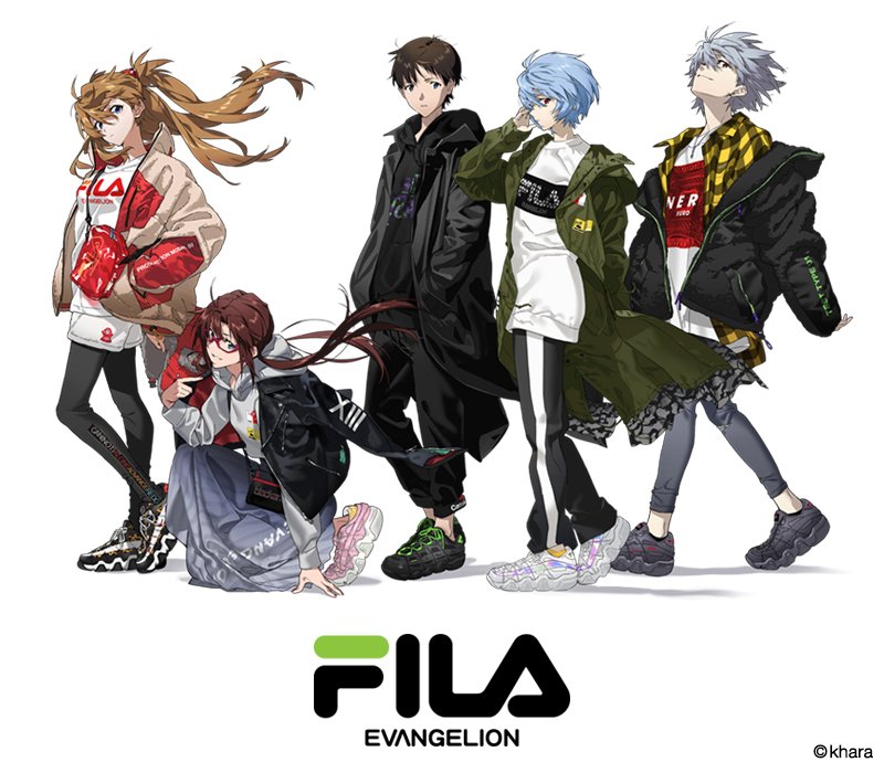 FILA launch Neon Genesis Evangelion clothing range | Japan