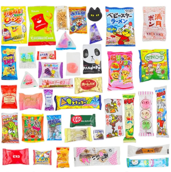 40 piece Japanese Candy and Snacks Box Selection