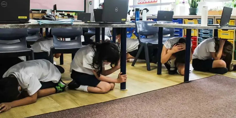 evacuation practice in Japanese schools is mandatory