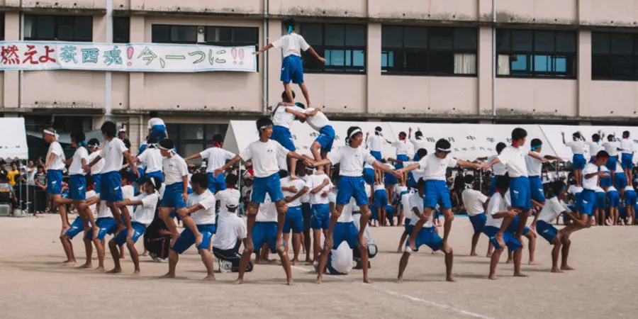 School sports festivals (undōkai) in Japanese school