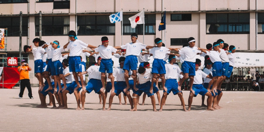 School sports festivals (undōkai) in Japanese school