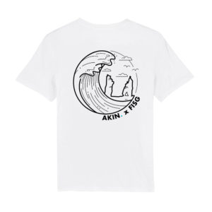 the great wave inspired t-shirt