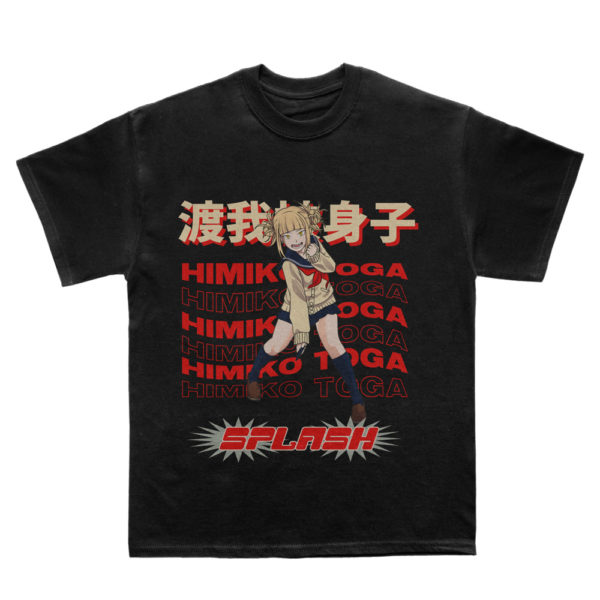 Black My Hero Academia Himiko Toga T-shirt