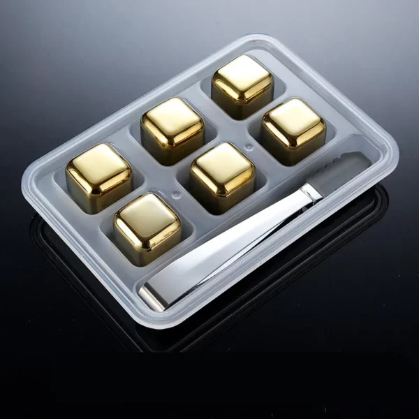 Stainless Steel Ice Cubes Set - Image 1