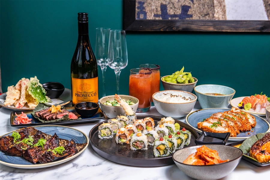 bottomless sushi brunch, london