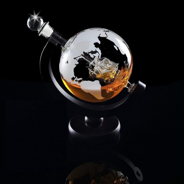 Golden Globe Whiskey Decanter