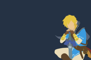 link from legend of zelda breath of the wild representing nintendo video game culture and japanese influences in the hyrule fantasy world.