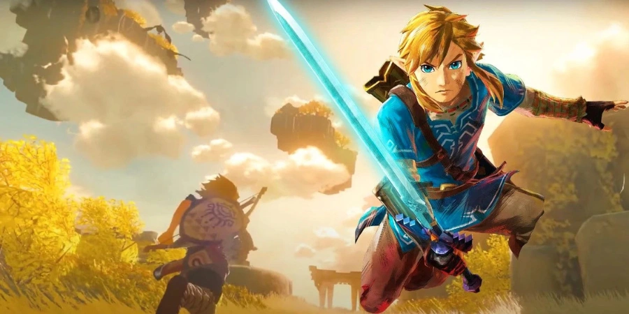 Link, the main character of The Legend of Zelda Breath of the Wind