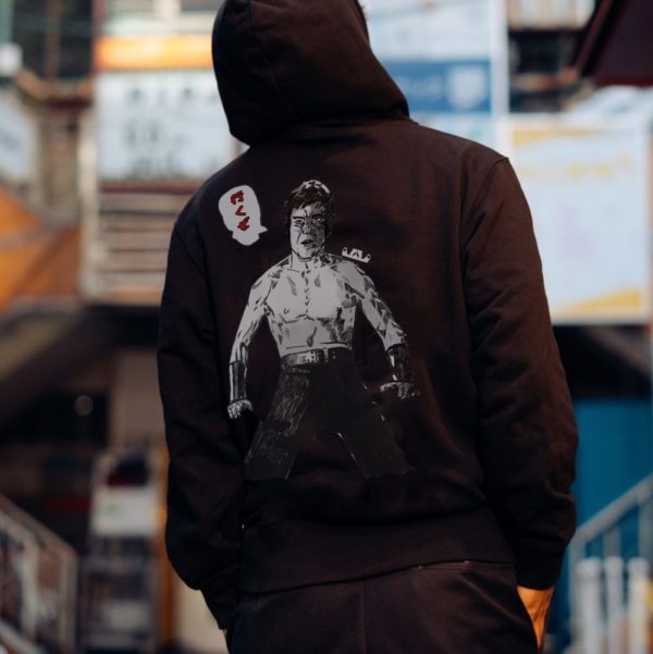 Sonny Chiba Cranberry Coloured Hoodie