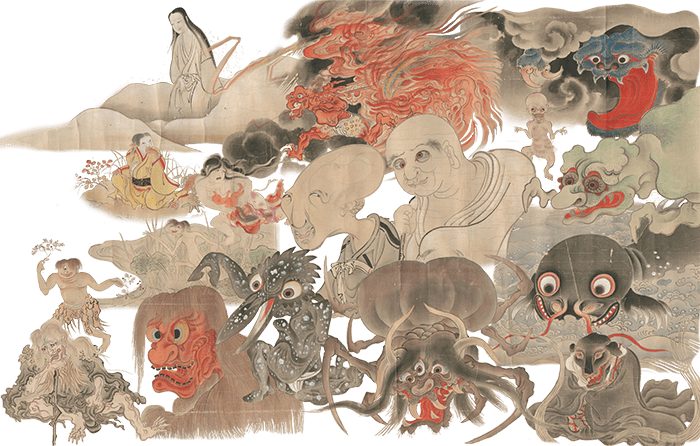 Where did stories of yokai come from