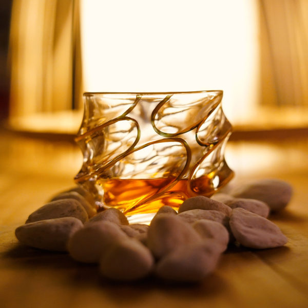 Japanese Golden Whiskey Glass