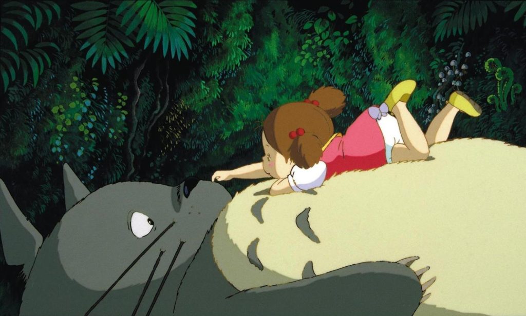 mei-on-totoro Mei on Totoro in My Neighbor Totoro