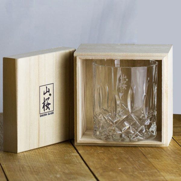 Sakura, Japanese Whiskey Glass with Box