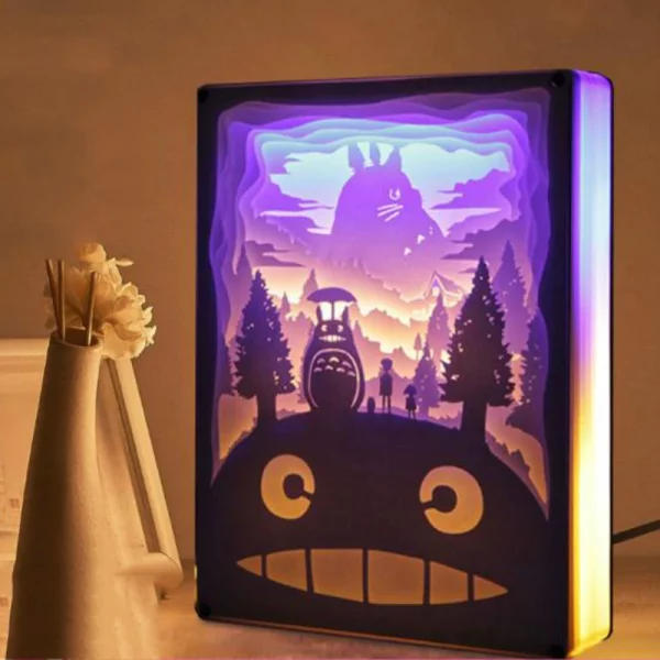 Light up your room with our super cute My Neighbor Totoro Paper Box Lamp