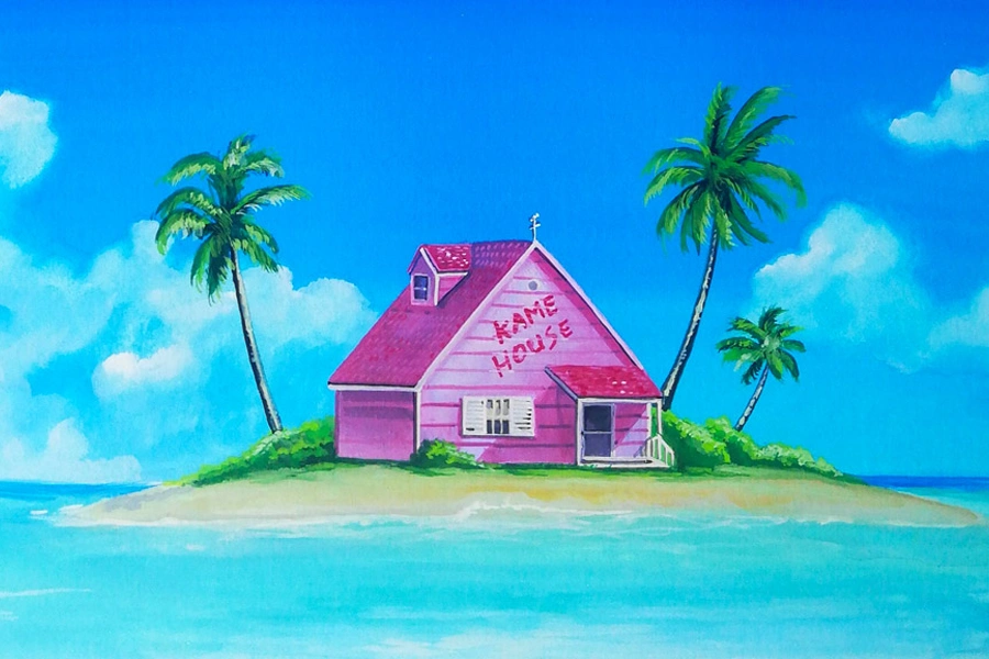 kame house gauche painting