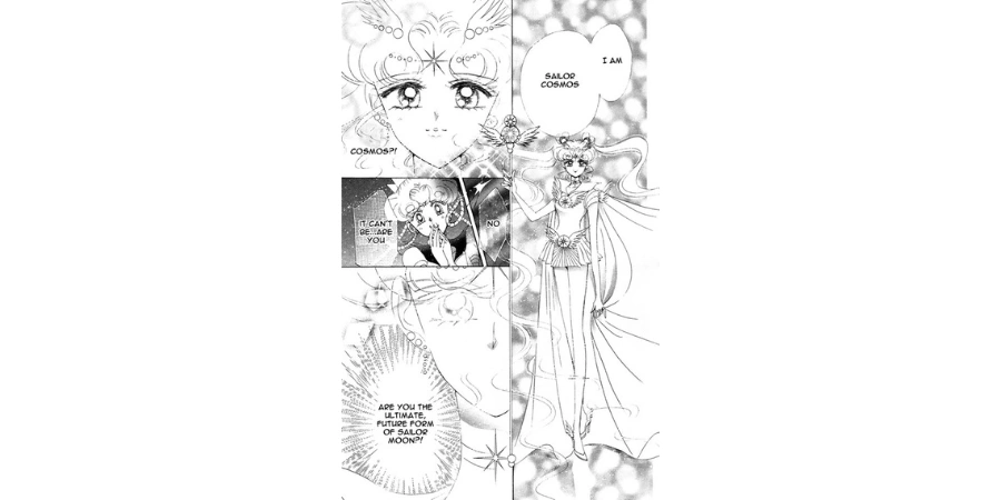 Manga page of Sailor Moon