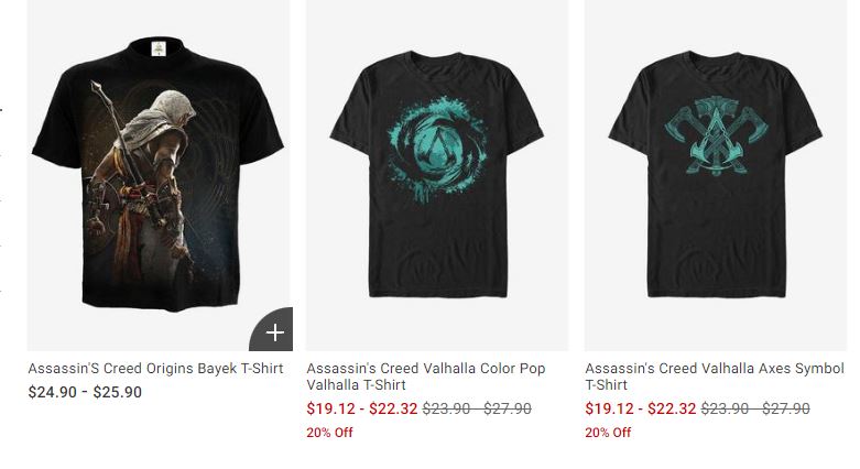 6. hot topic AC shirts