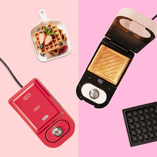 Hell Yes! You heard us right. The ultimate Breakfast Machine has been added to Japan Nakama. This fantastic gadget includes interchangeable plates to make combinations of the following:Toasted Sandwiches | Fried Eggs | Japanese Pancakes
Belgian Style Waffles
Taiyaki 鯛焼き - Japanese fish-shaped Waffles
Takoyaki たこ焼き - Japanese Squid Ball street food | Hong Kong-style Egg Waffles
Doughnuts!The Breakfast Machine comes with a timer dial switch - pour in the batter/ place the bread & ingredients in, just let it do its thing, it will switch off when time is up, wait for the 'ping' & just enjoy! There is nothing like a freshly made any of the above, ahh.. piping hot & that heavenly smell.
DimensionsWidth 12cm | Length 26.5cm | Height 6.5cm 
 