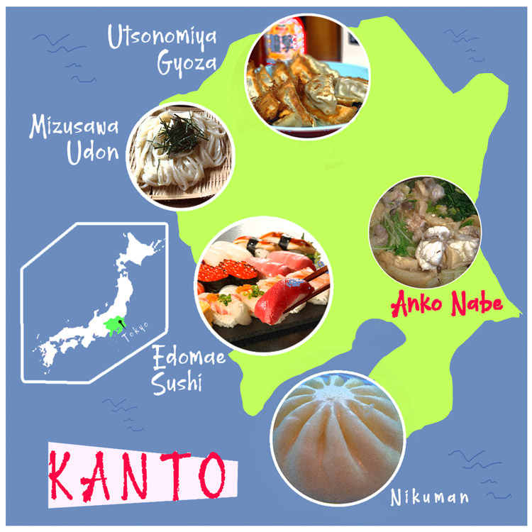 kanto food map