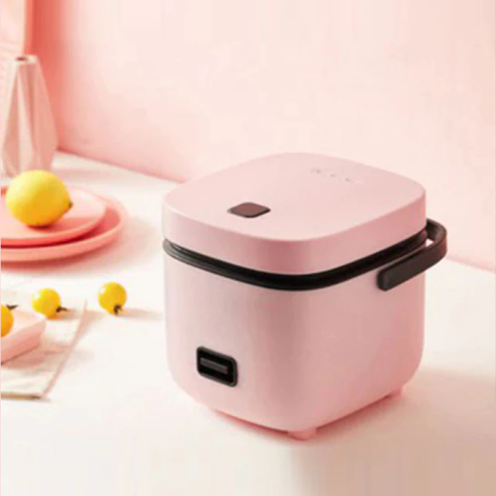 What makes perfect rice every time, small and compact, and looks amazing? That's right, the Mini Colour Pop Rice Cooker! Perfect for up to 4 portions of rice, or 2 very greedy people. This rice cooker is versatile too! Cooking rice aside, this must-have kitchen gadget can make soup/ broth, and even bake a cake.Choose from 4 snazzy colours to suit your kitchen design.
Comes with a built-in steam tray so that you can make another dish while the rice is cooking.
Dimensions: Width 18cm | Depth 20cm | Height 18cm
Capacity - 1.2L | 1-2 person use
Power - 200W | Voltage - 220V - 240V