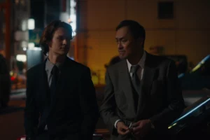 Jake Adelstein & Hiroto Katagiri in Tokyo Vice
