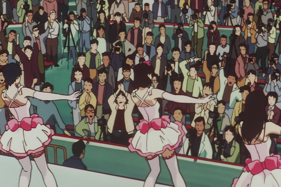 performing on stage, Perfect Blue anime