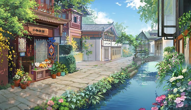 HD wallpaper Japan house street artwork night anime  Wallpaper Flare