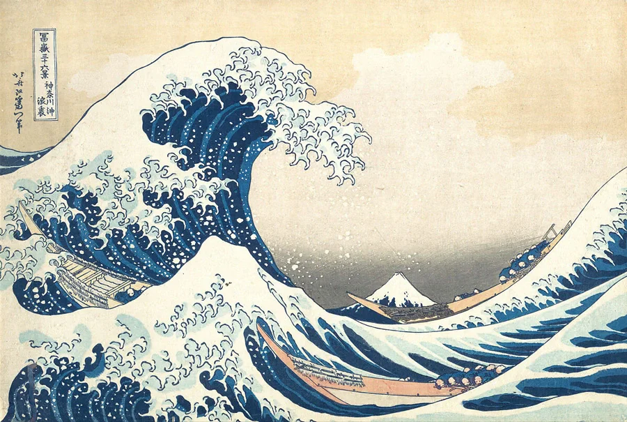 great-wave-off-kanagawa Hokusai's The Great Wave off Kanagawa