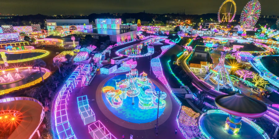 Jewellumination at Yomiuri Land in Japan