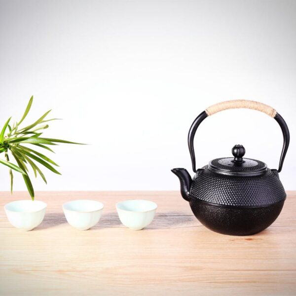 Japanese Cast Iron Teapot - Image 2
