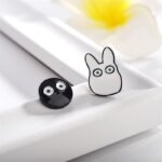 White Totoro and Soot Sprite Studio Ghibli Earrings