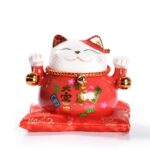 Large Ceramic Lucky Cat Piggy Bank - Image 6