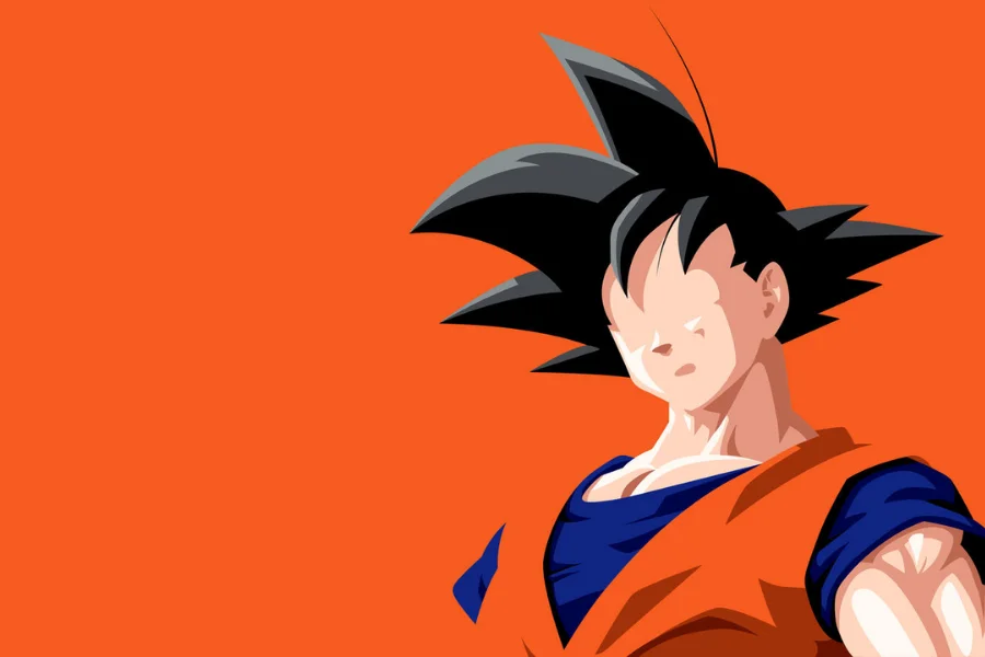 An Illustration of Goku, one of the strongest Shonen Characters