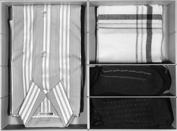 A structured clothing drawer showcasing minimalist and functional design. A structured clothing drawer showcasing minimalist and functional design.