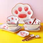 Ceramic Cat Paw Dishes