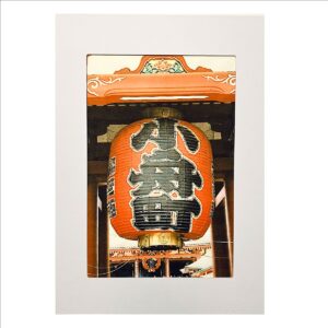 A print of Kaminarimon Gate in Asakusa