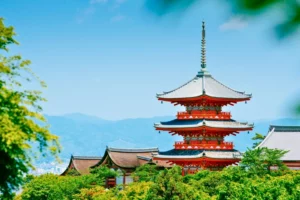 View of Kiyomizu-dera temple