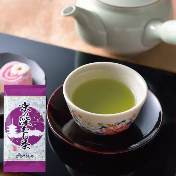 Deep-steamed Kyoto Fukamushi Sencha Tea Leaves - Image 1