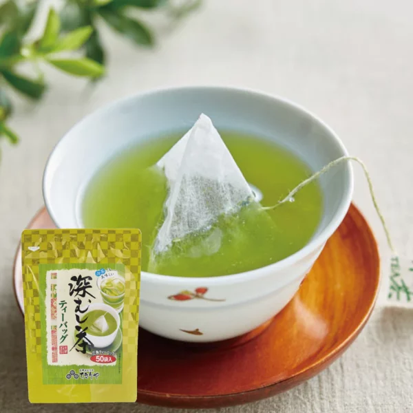 Deep-steamed Fukamushi Sencha Tea Bags (50 Bags) - Image 1