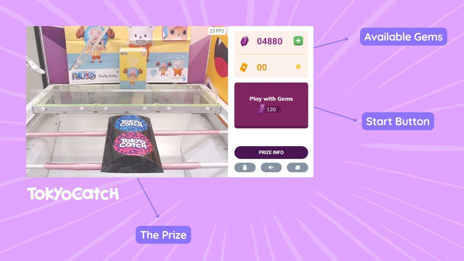 TokyoCatch start screen