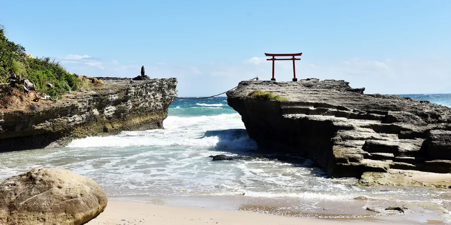 Shirahama Beach in Shizuoka Prefecture