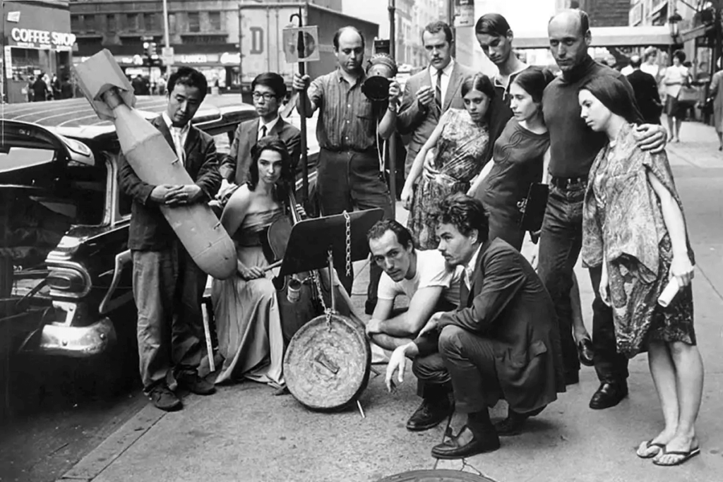 Fluxus artists gathering in New York for the 3rd Annual New York Avant-Garde Festival, August 26, 1965 Fluxus artists gathering in New York for the 3rd Annual New York Avant-Garde Festival, August 26, 1965