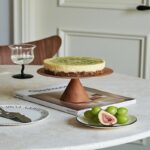 Japanese Cherry Wooden Cake Tray