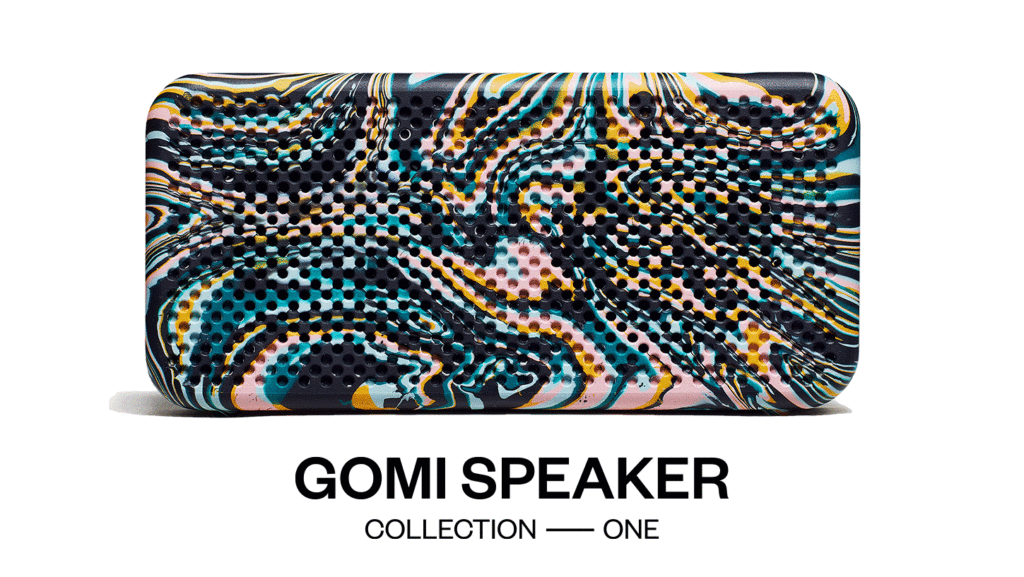 Collection One speaker in the colour "panther" by gomi Collection One speaker in the colour "panther" by gomi