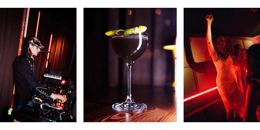 DJ, drinks and dancing in the Hidden Bar